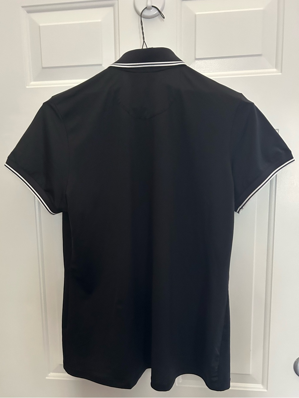 Greg Norman Golf Black Polo Shirt with White Trim. Women’s XL - Picture 2 of 3